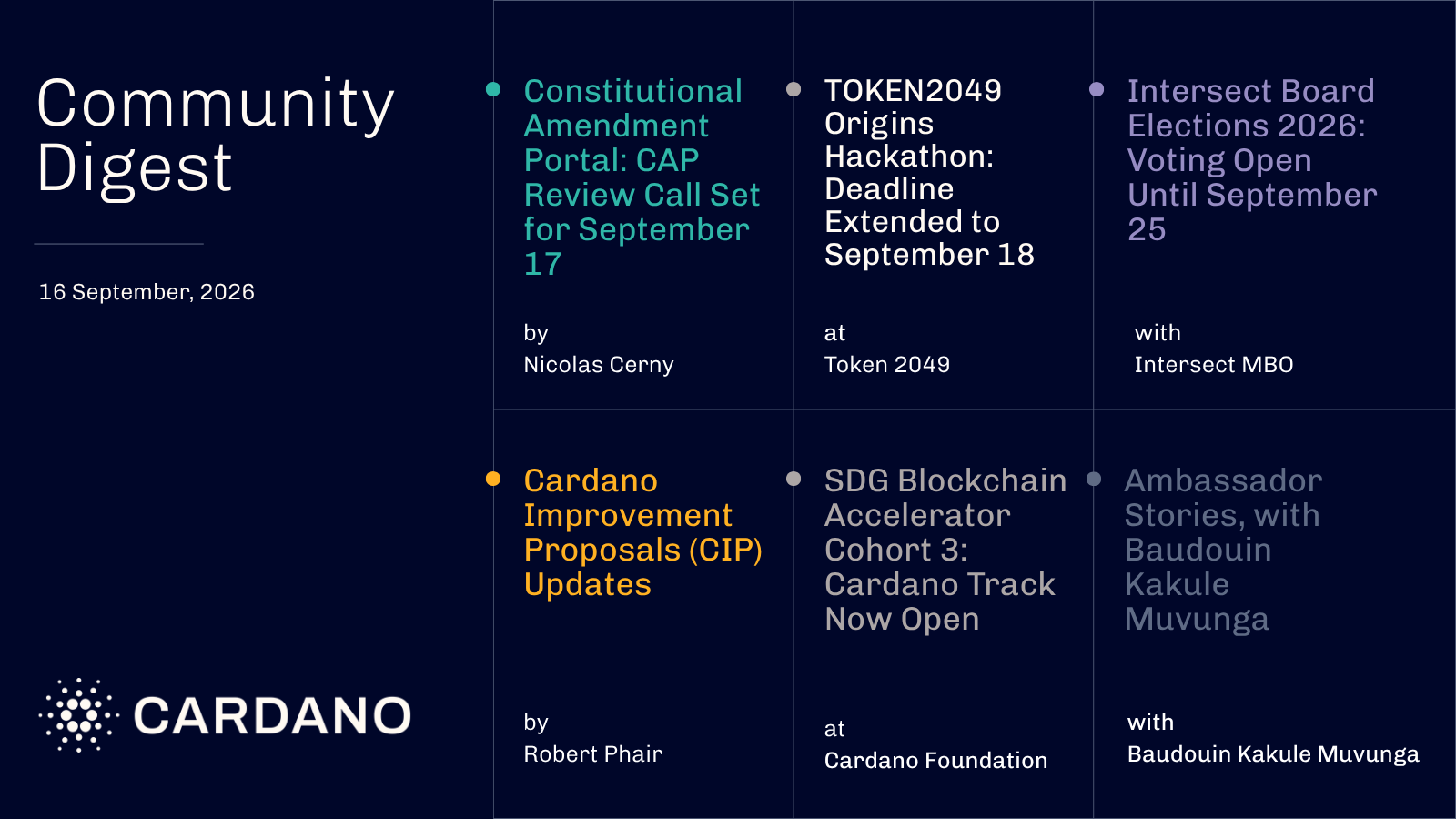 community digest banner