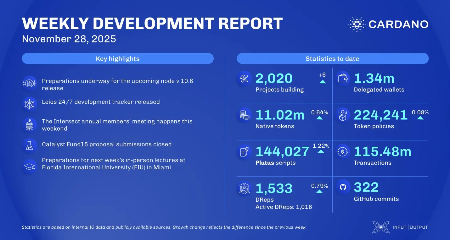 weekly development report