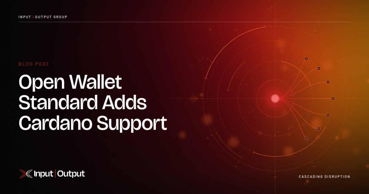 open wallet standard adds cardano support banner