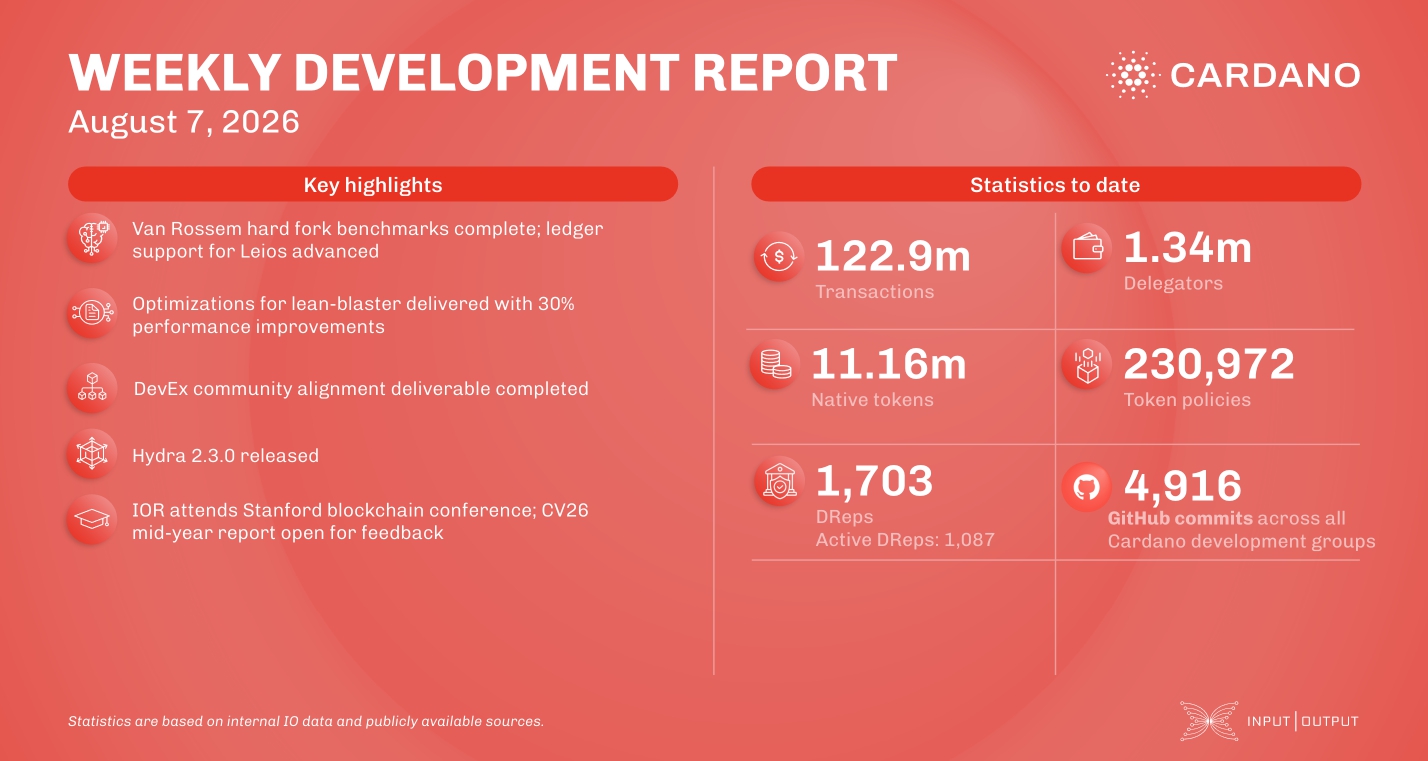 Weekly Development Report